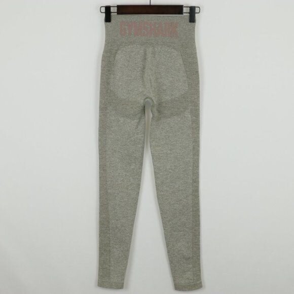 Gymshark Flex Women's Size XS Khaki Seamless High Waist Ankle Athletic Leggings - Picture 5 of 10